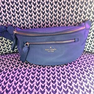Kate Spade Chelsea Nylon Belt Bag Fanny Pack Deep Cornflower